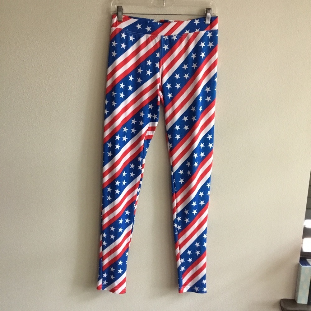 American Flag Leggings